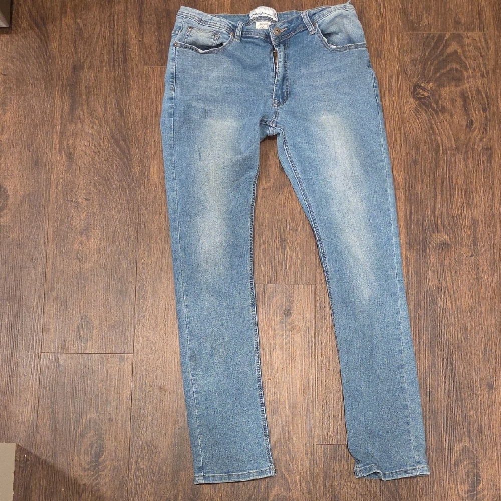 Paper Denim & Cloth Men's Skinny Jeans - Light Blue W 34×L32